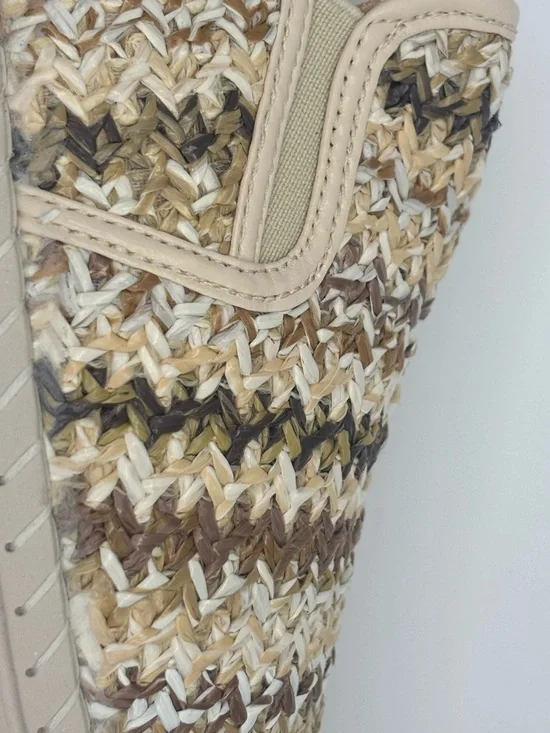 easy street Woven Slip-On Loafer in Beige Multi - Picture 4 of 5